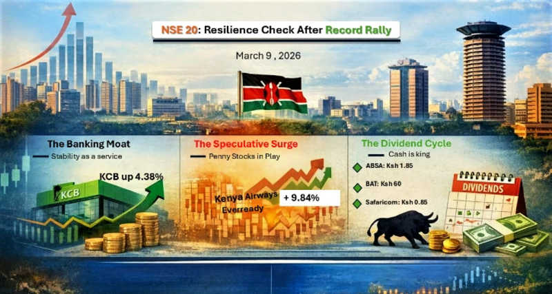 NSE 20 Index Forecast: Kenya Stock Market Trends, Bank Strength, and Dividend Season