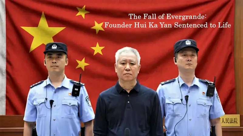 Evergrande Collapse: Hui Ka Yan Life Sentence, $300B Debt, Three Red Lines, and China Property Crisis