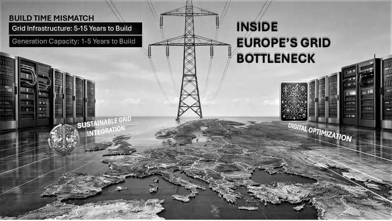 Europe's Grid Bottleneck: Inside the €584B Bet on AI, Digitalization, and Renewable Absorption